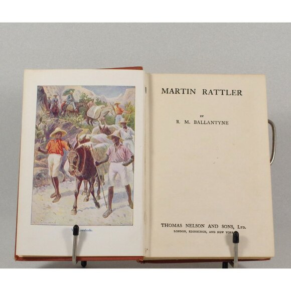 Antique Art Deco Book "Martin Rattler" by R M Ballantyne, Thomas Nelson and Sons - Picture 3 of 8